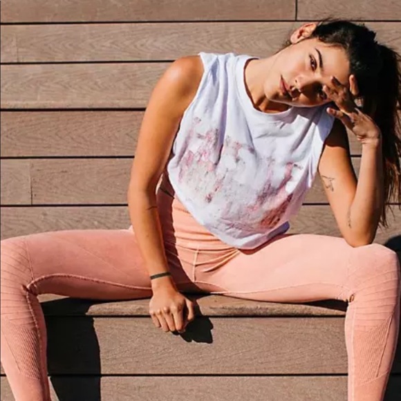 Free People Pants - FP Movement 7/8 Leggings Washed Coral M/L